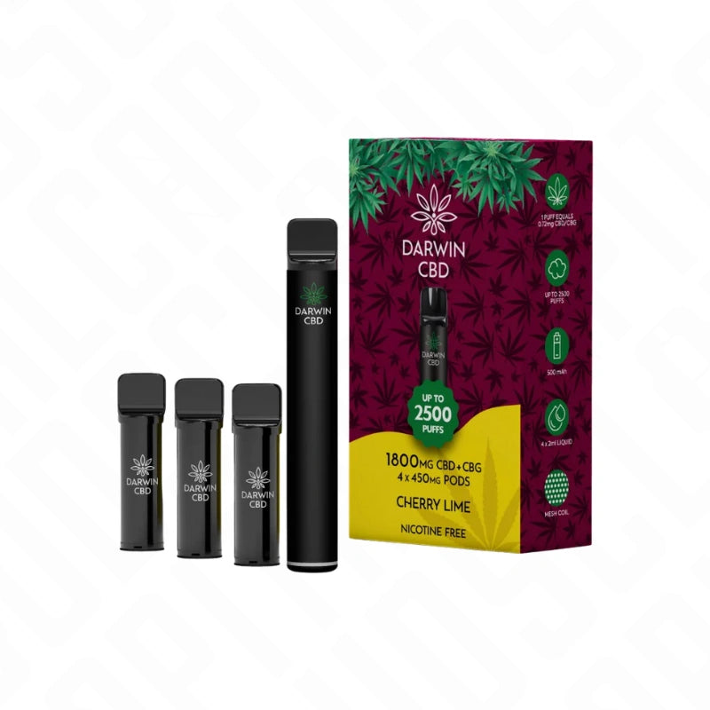 Darwin CBD + CBG 4in1 1800mg Pod Vape Kit Darwin CBD