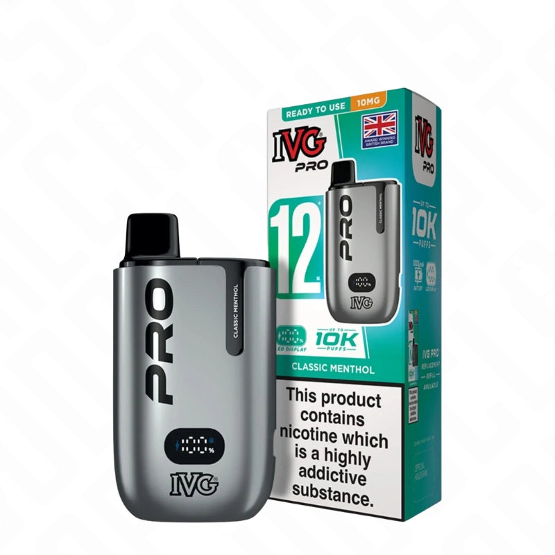 IVG Pro 12 10K Prefilled Pod Vape Kit (10mg)