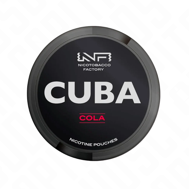 43mg CUBA Black Nicotine Pouches - 25 Pouches Nicotobacco Factory