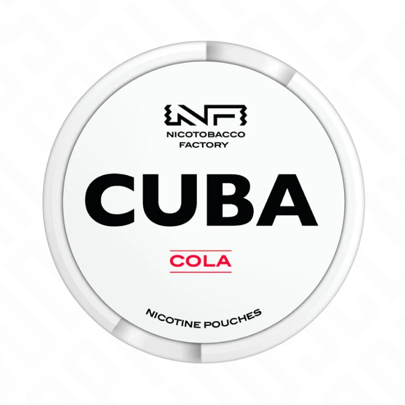 16mg CUBA White Nicotine Pouches - 25 Pouches Nicotobacco Factory