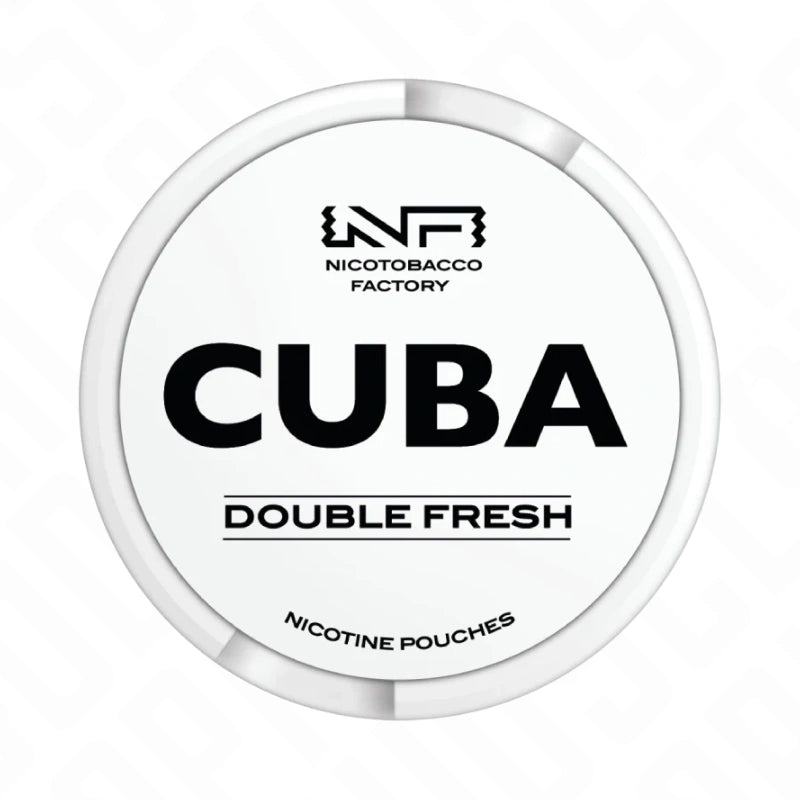16mg CUBA White Nicotine Pouches - 25 Pouches Nicotobacco Factory
