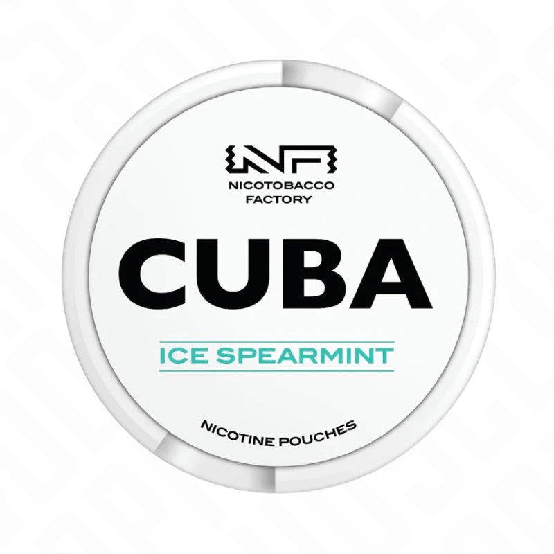 16mg CUBA White Nicotine Pouches - 25 Pouches Nicotobacco Factory