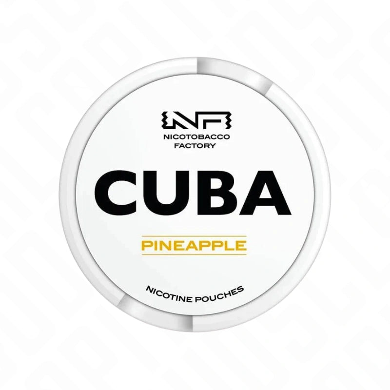 16mg CUBA White Nicotine Pouches - 25 Pouches Nicotobacco Factory