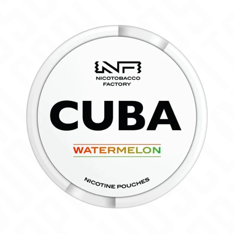 16mg CUBA White Nicotine Pouches - 25 Pouches Nicotobacco Factory