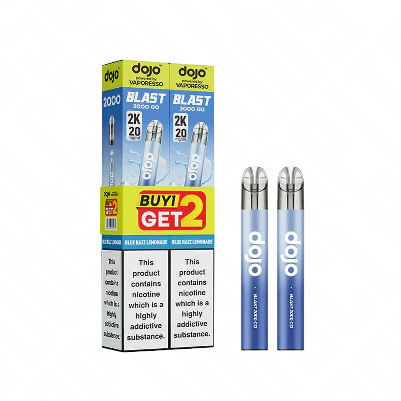Vaporesso Dojo Blast 2000 Go Transparent Prefilled Pod Vape Kit - Pack of 2