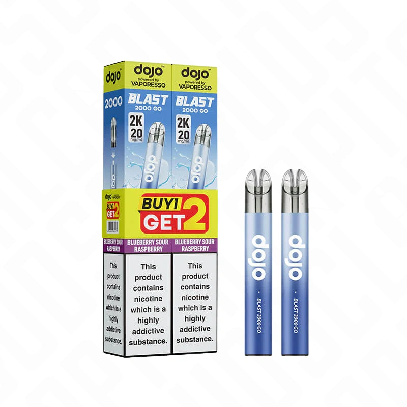 Vaporesso Dojo Blast 2000 Go Transparent Prefilled Pod Vape Kit - Pack of 2