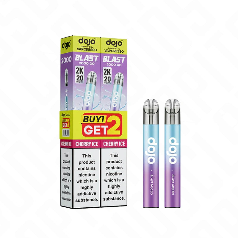 Vaporesso Dojo Blast 2000 Go Transparent Prefilled Pod Vape Kit - Pack of 2