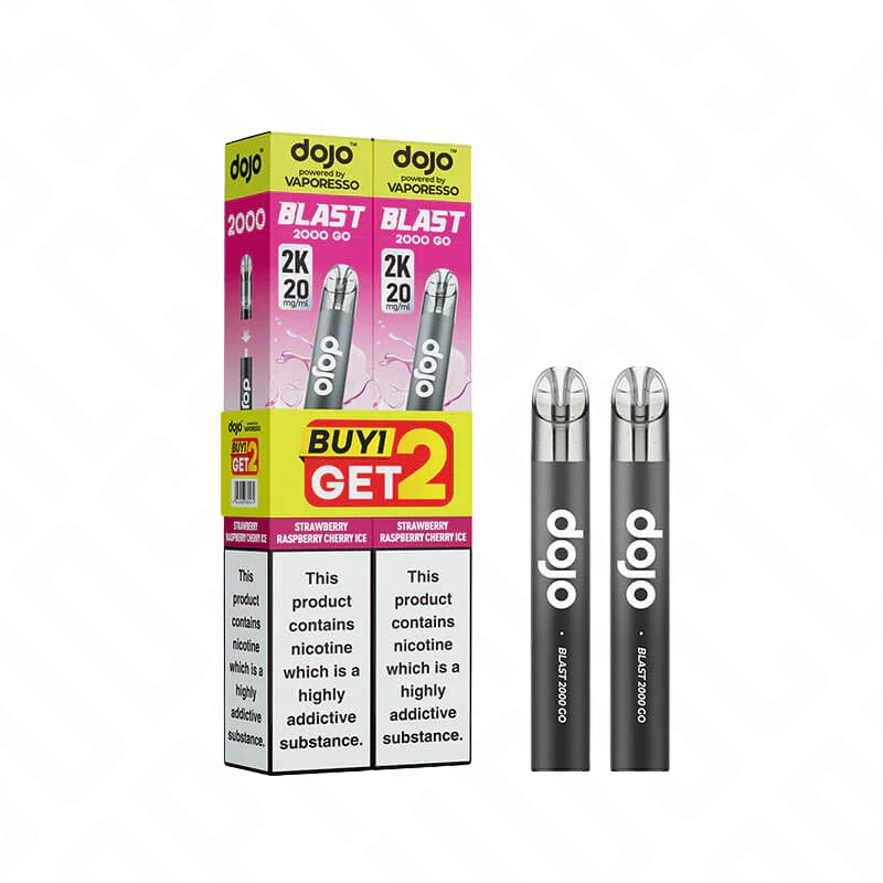 Vaporesso Dojo Blast 2000 Go Transparent Prefilled Pod Vape Kit - Pack of 2