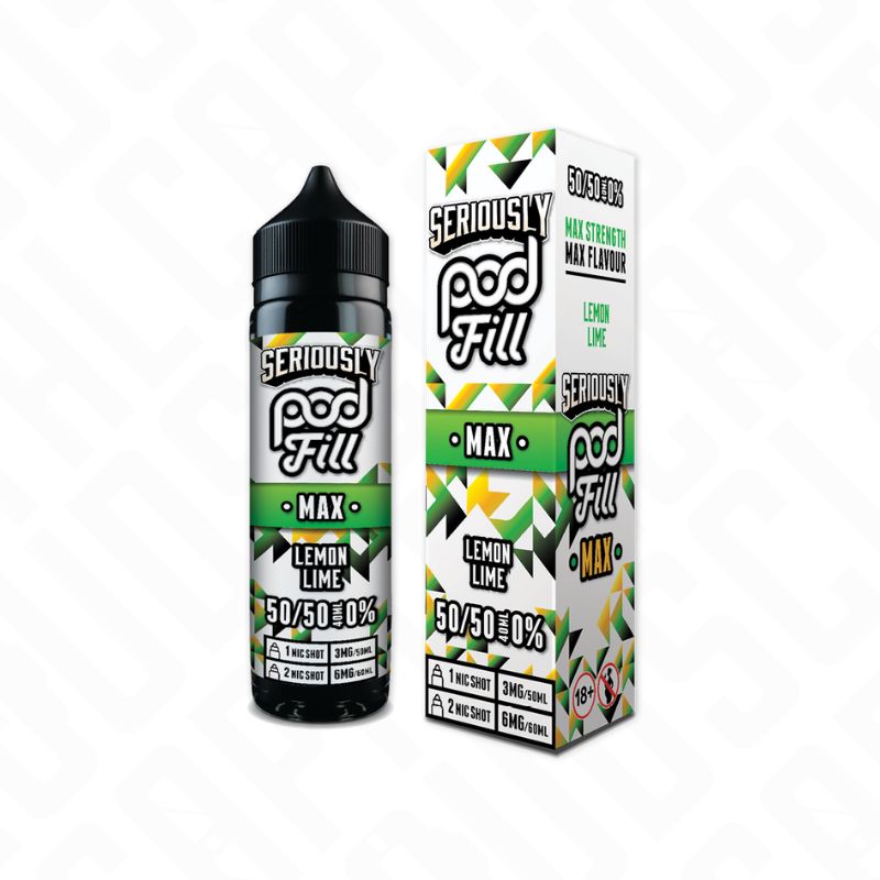 Doozy Seriously Pod Fill Max Shortfill - Lemon Lime Doozy Vape Co
