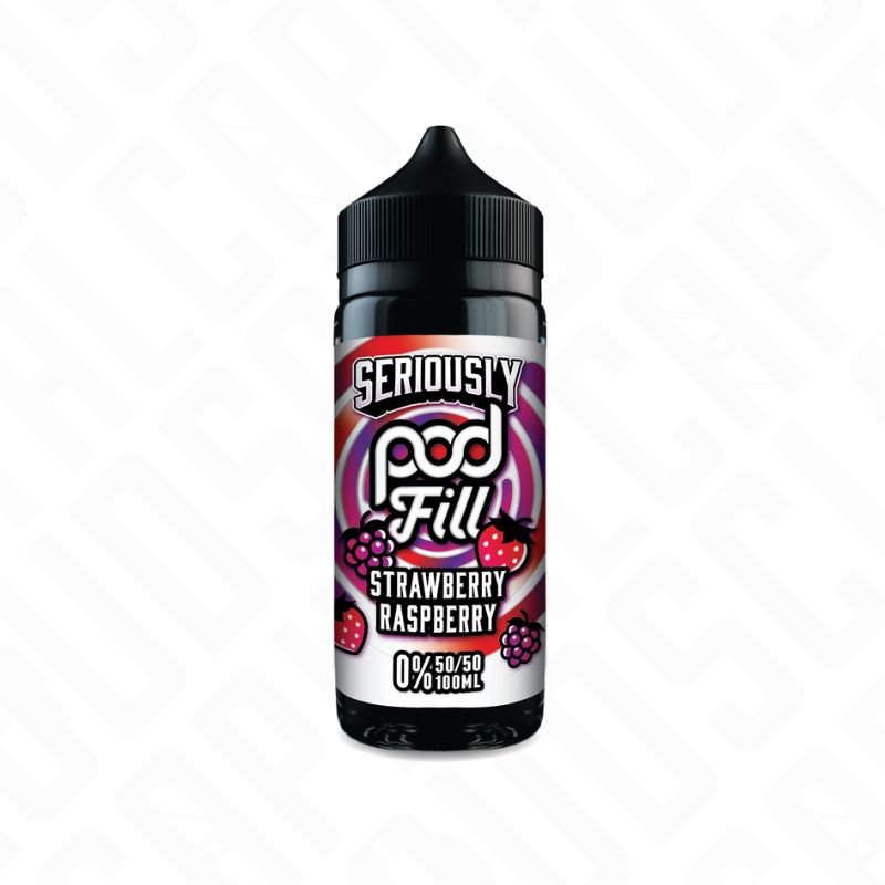 Doozy Seriously Pod Fill Shortfill - Strawberry Raspberry Doozy Vape Co