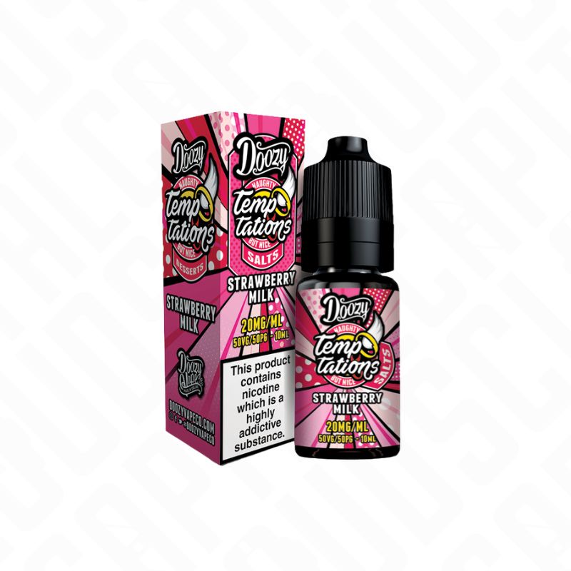 Doozy Temptations Nic Salt - Strawberry Milk Doozy Vape Co
