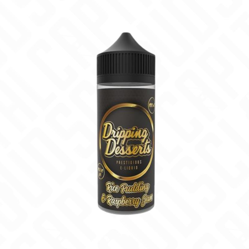 Dripping Desserts Shortfill - Rice Pudding & Raspberry Jam Dripping Desserts