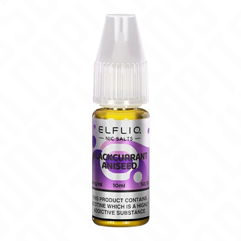 Elf Bar ELFLIQ 10ml Nic Salt - Blackcurrant Aniseed