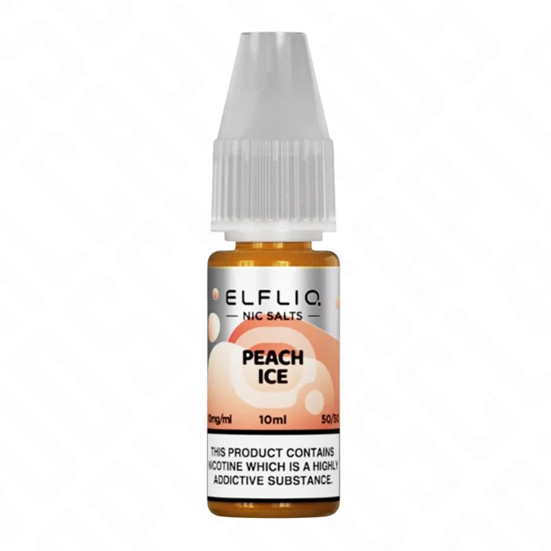 Elf Bar ELFLIQ 10ml Nic Salt - Peach Ice