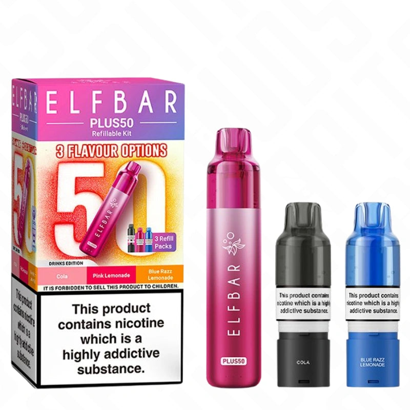 Elf Bar Plus50 Prefilled Pod Vape Kit Elf Bar