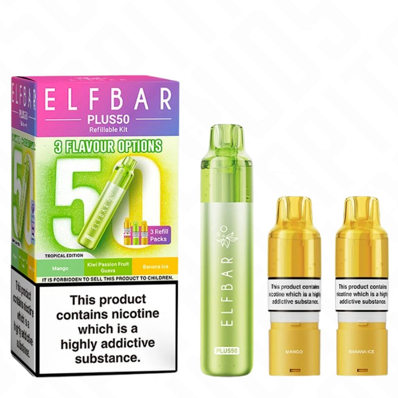 Elf Bar Plus50 Prefilled Pod Vape Kit Elf Bar