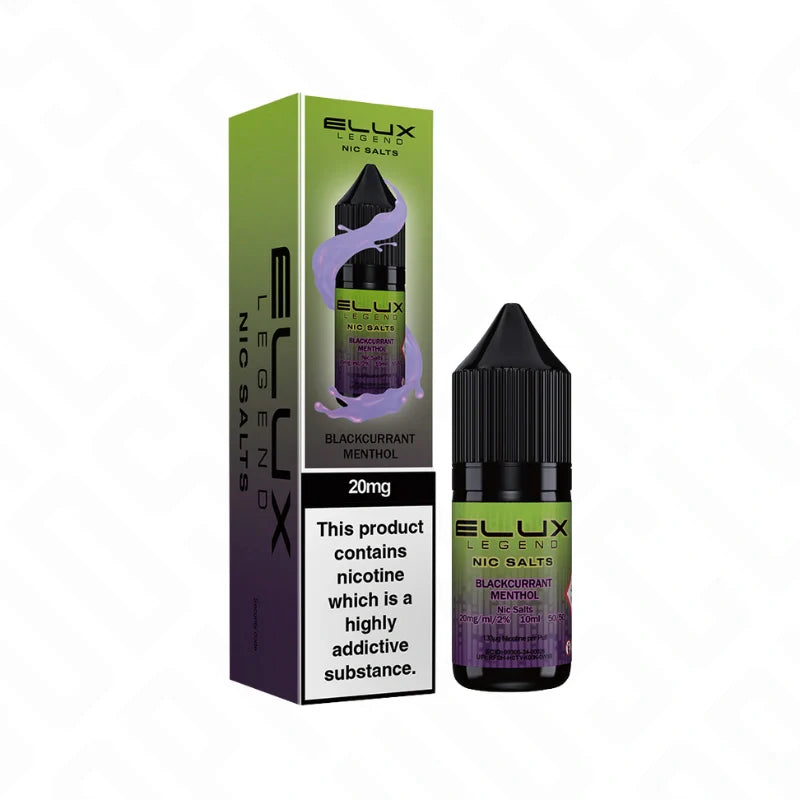 Elux Nic Salts - Blackcurrant Menthol