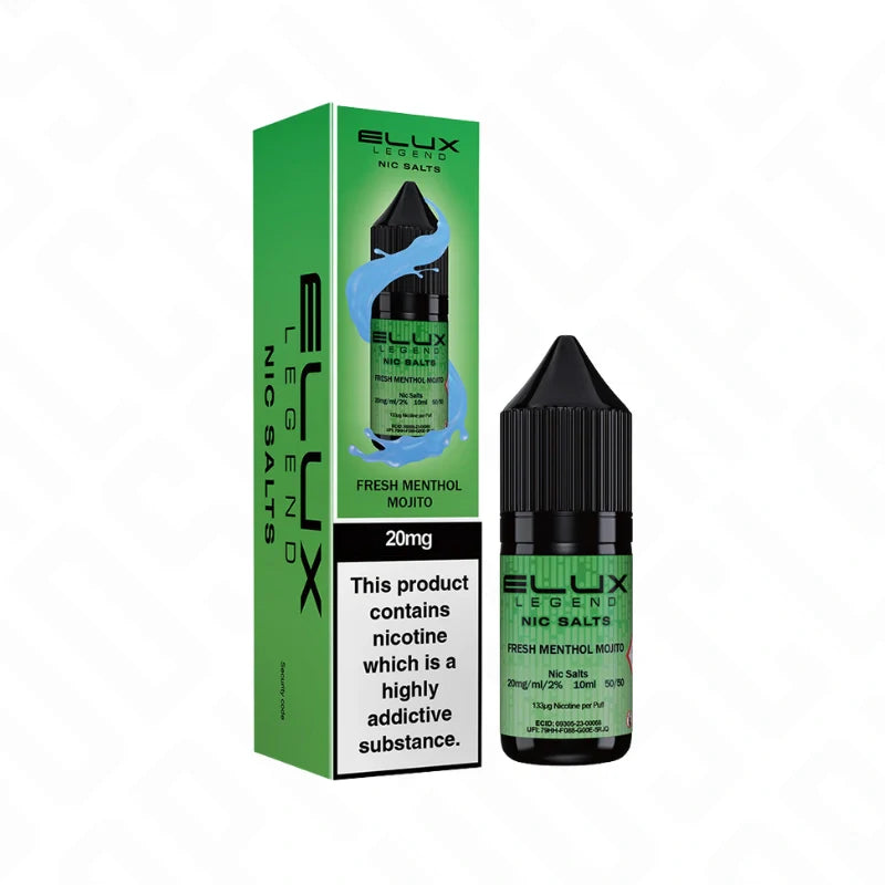 Elux Nic Salts - Fresh Menthol Mojito