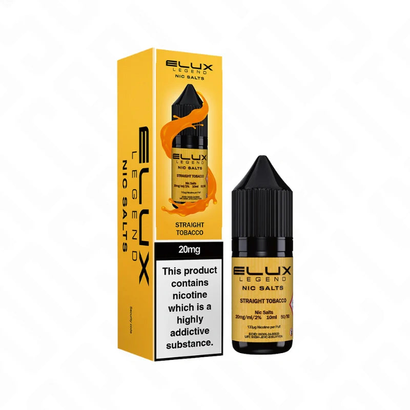 Elux Nic Salts - Straight Tobacco