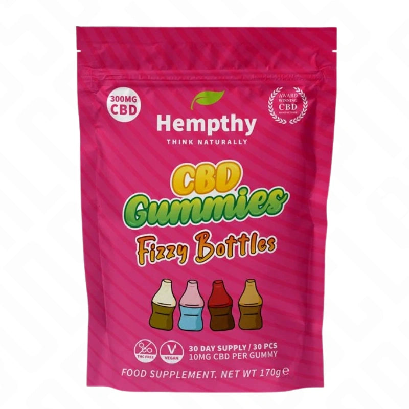 Hempthy 300mg CBD Gummies Pouch