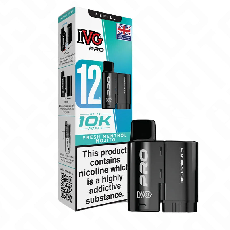 IVG Pro 12 Prefilled Replacement Pods (20mg)
