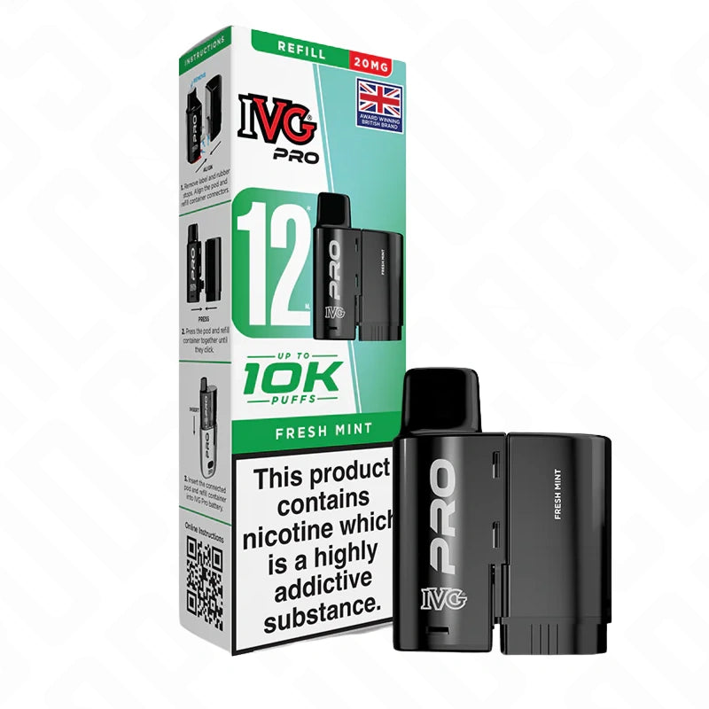IVG Pro 12 Prefilled Replacement Pods (20mg)