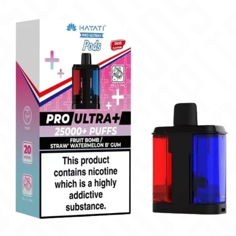 Hayati Pro Ultra Plus 25K Replacement Pods + Refills
