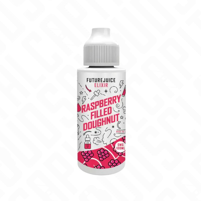 Future Juice Elixir Shortfill - Raspberry Filled Doughnut Future Juice