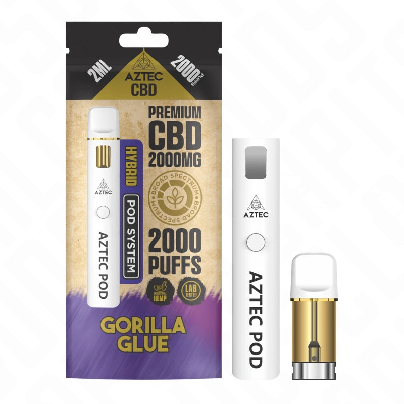Aztec CBD 2000mg Broad Spectrum Pro Vape Pod Kit