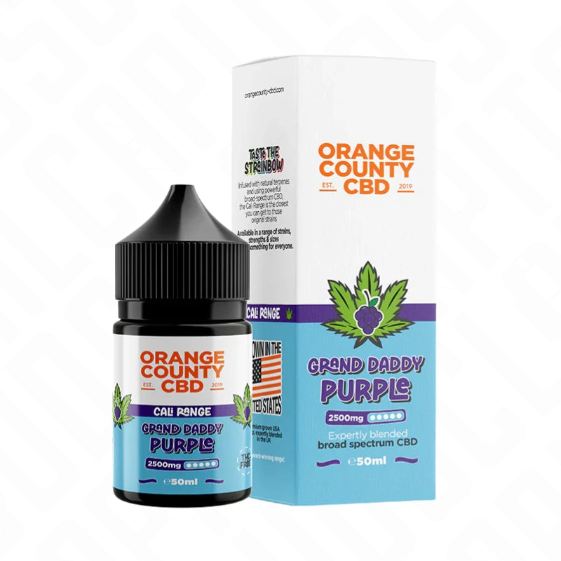 Orange County CBD Cali Range 2500mg CBD 50ml E-Liquid