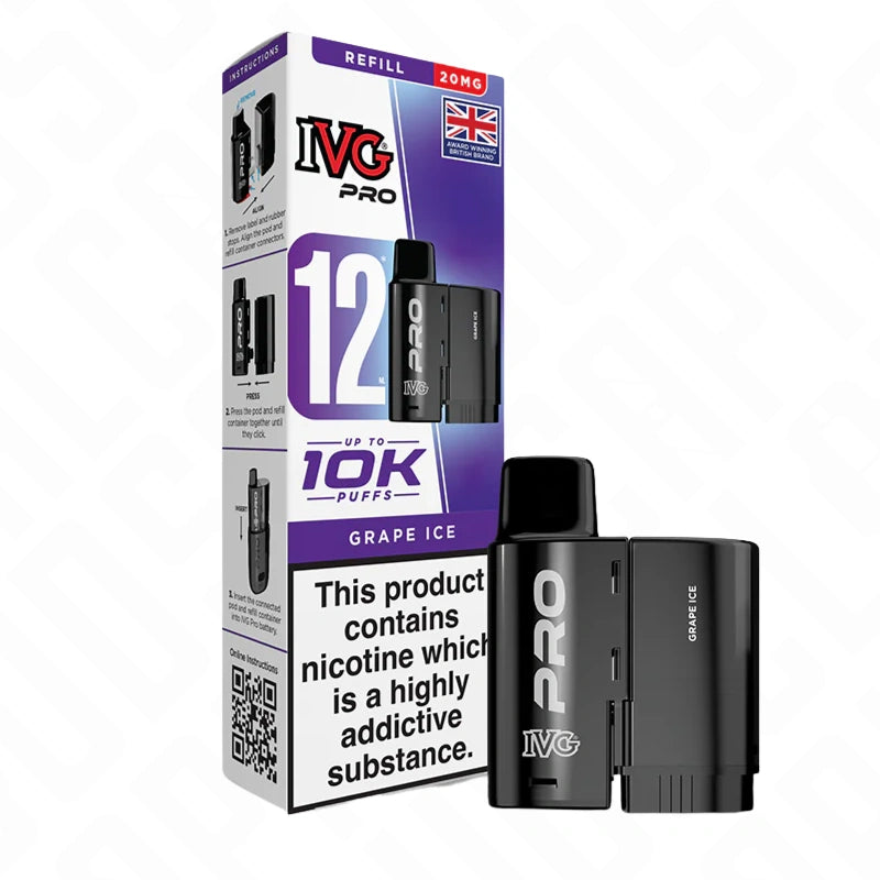 IVG Pro 12 Prefilled Replacement Pods (20mg)