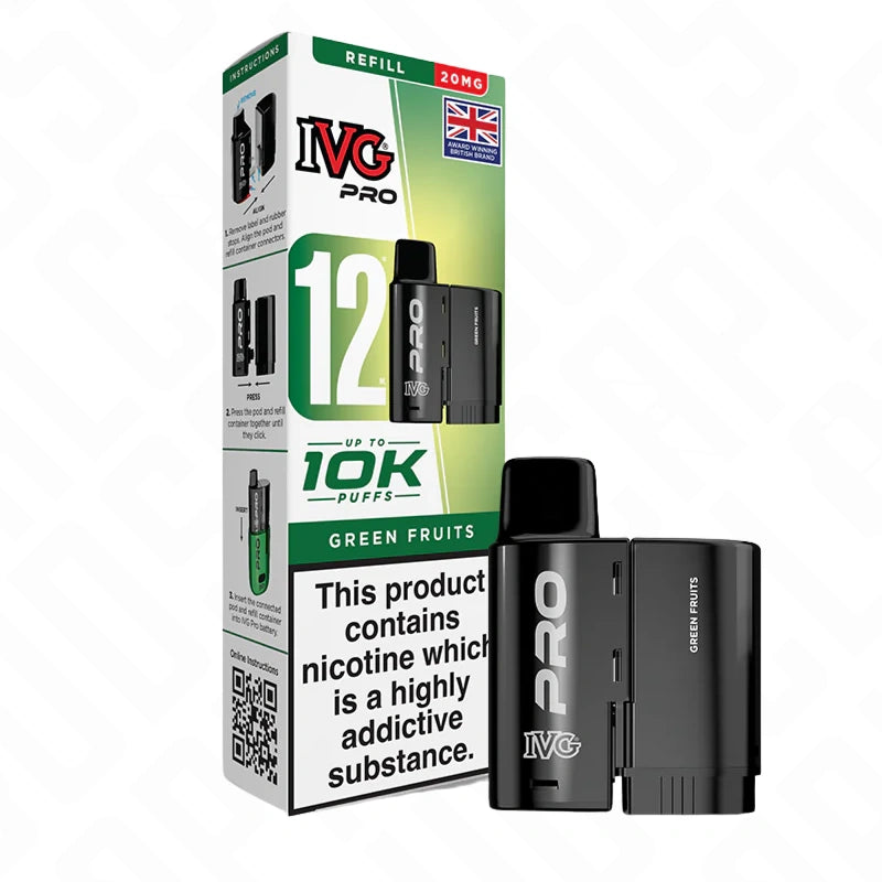 IVG Pro 12 Prefilled Replacement Pods (20mg)