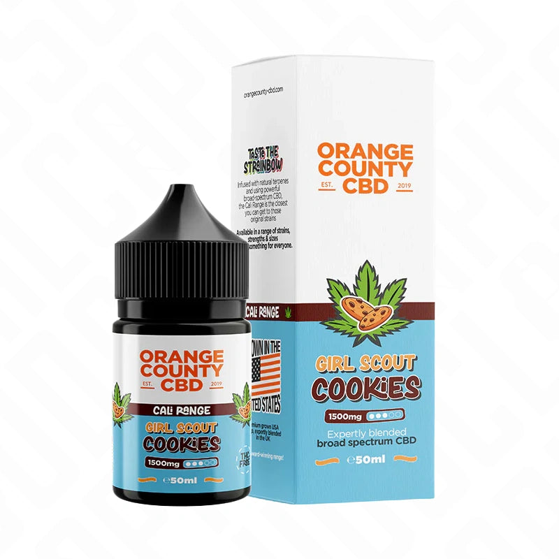 Orange County CBD Cali Range 2500mg CBD 50ml E-Liquid