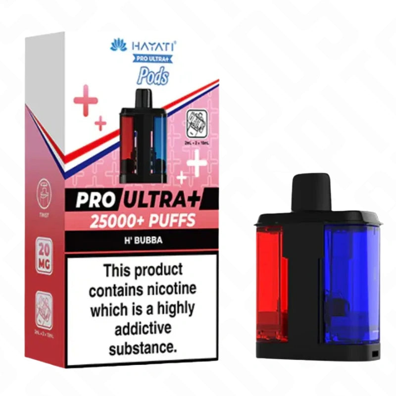 Hayati Pro Ultra Plus 25K Replacement Pods + Refills