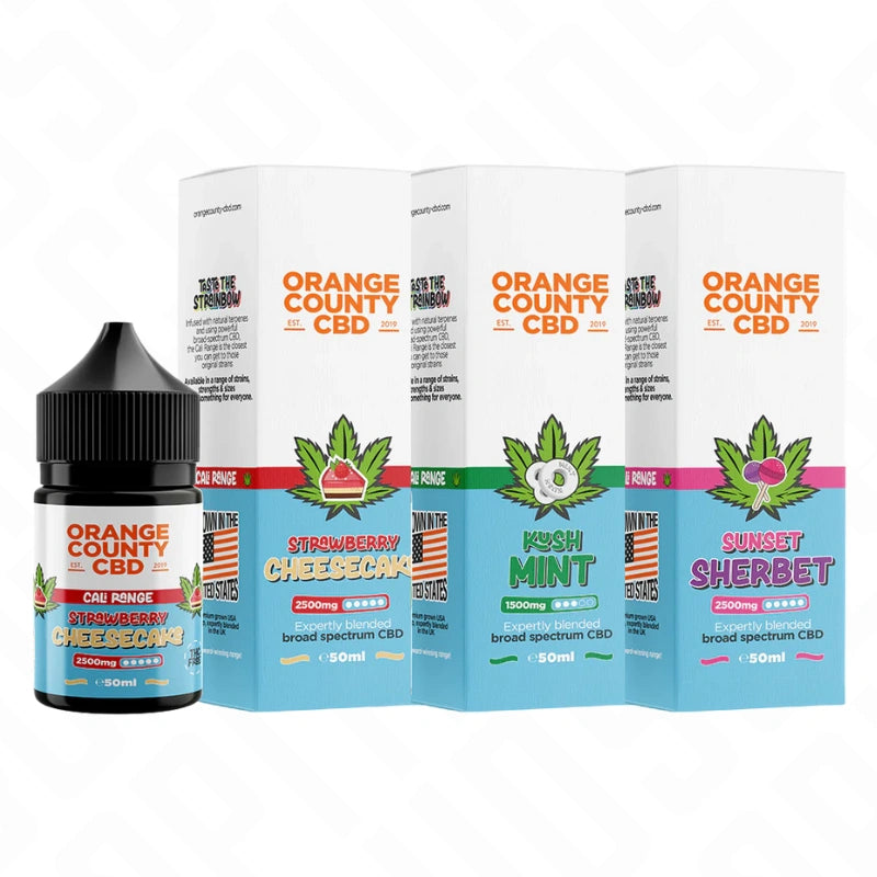 Orange County CBD Cali Range 1500mg CBD E-Liquid