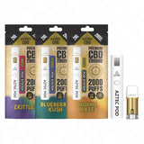 Aztec CBD 2000mg Broad Spectrum Pro Vape Pod Kit