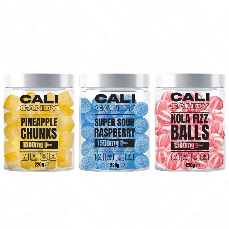 CALI CANDY MAX 1500mg Full Spectrum CBD Vegan Sweets