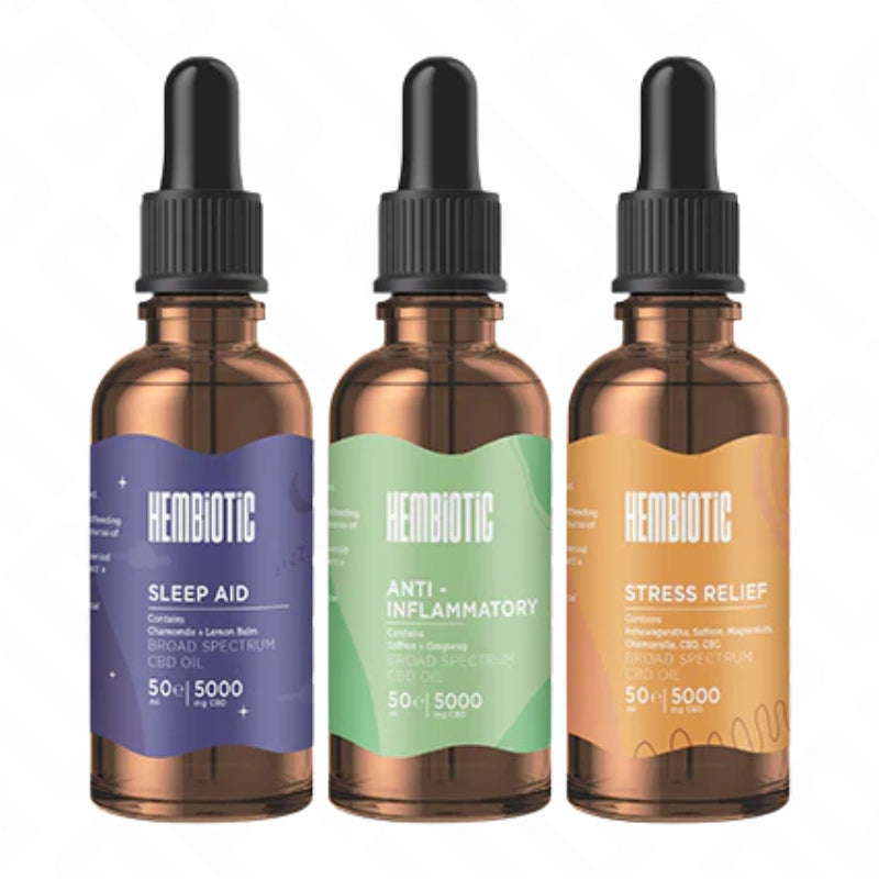 Hembiotic 5000mg Broad-Spectrum Bulk Functional CBD Oil