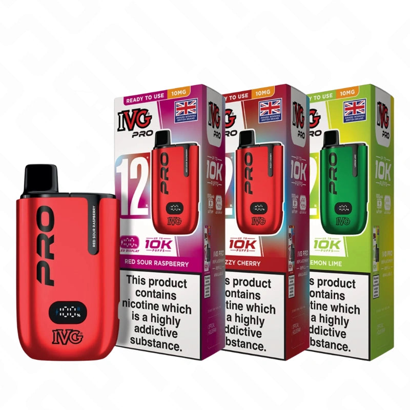 IVG Pro 12 10K Prefilled Pod Vape Kit (10mg)
