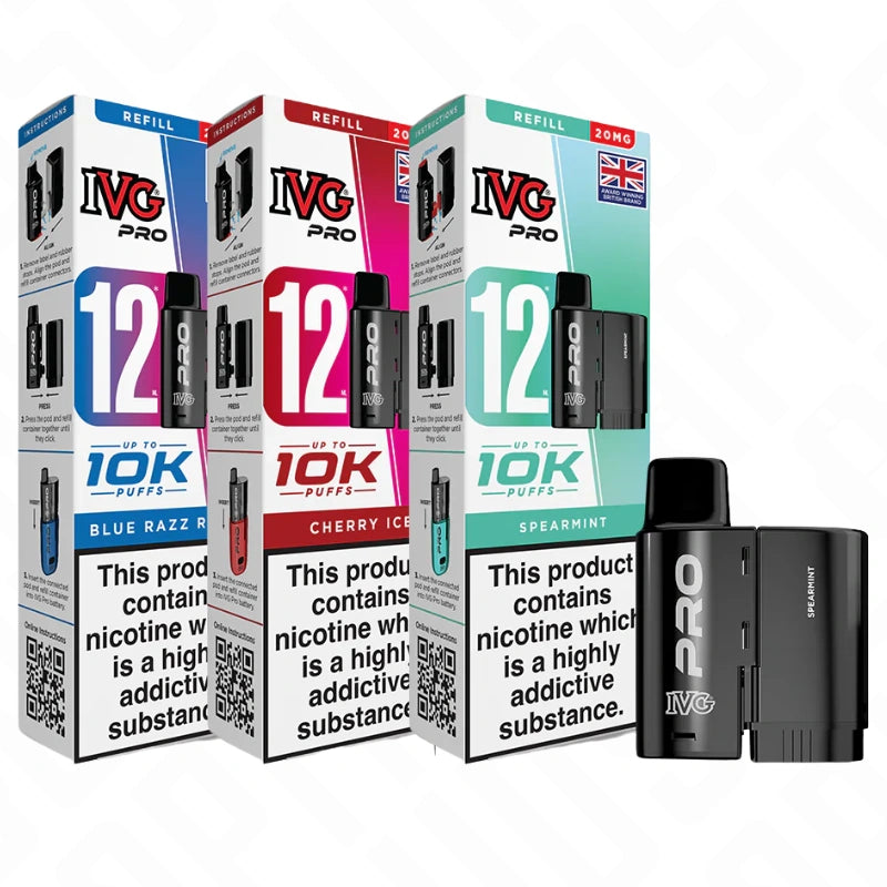 IVG Pro 12 Prefilled Replacement Pods (20mg)