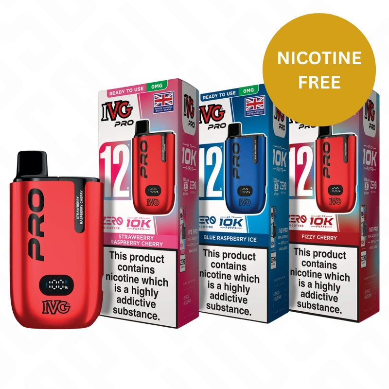IVG Pro 12 10K Prefilled Pod Vape Kit (0mg)