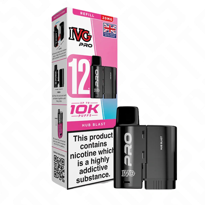 IVG Pro 12 Prefilled Replacement Pods (20mg)