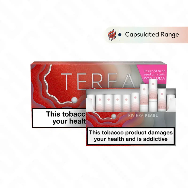 IQOS Terea Riviera Pearl heated tobacco sticks pack
