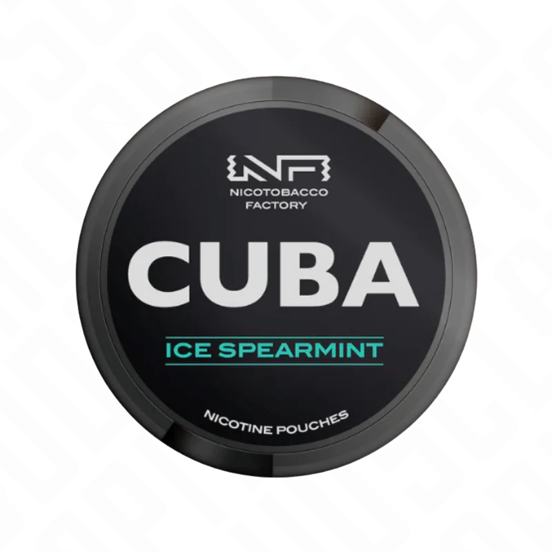 43mg CUBA Black Nicotine Pouches - 25 Pouches Nicotobacco Factory