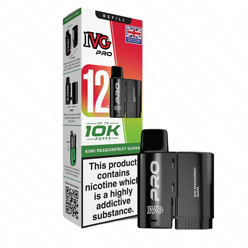 IVG Pro 12 Prefilled Replacement Pods (20mg)