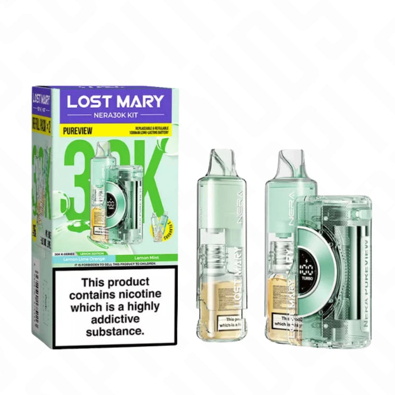 Lost Mary Nera 30K Pureview Prefilled Pod Vape Kit Lost Mary