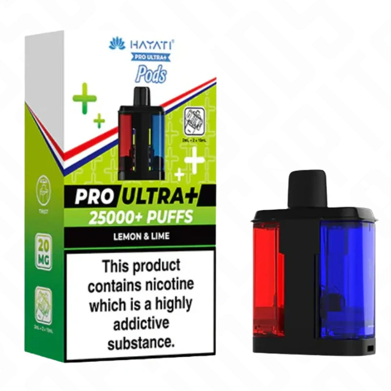 Hayati Pro Ultra Plus 25K Replacement Pods + Refills