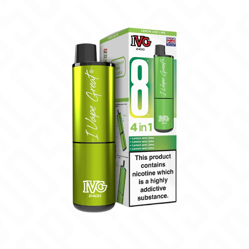 IVG 2400 4in1 Single Flavour Pod Vape Kit I Vape Great
