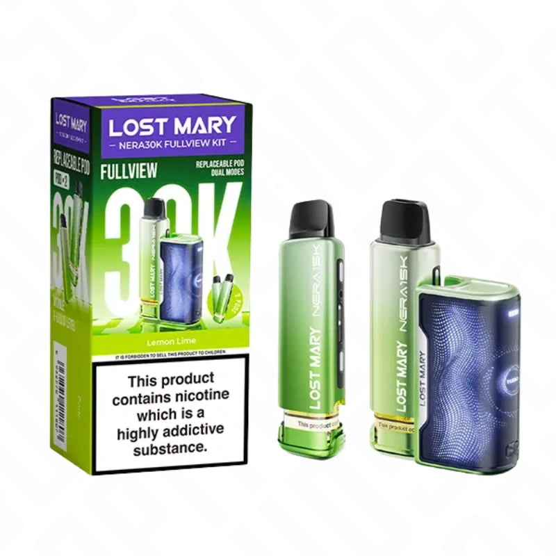 Lost Mary Nera 30K Single Flavour Prefilled Vape Pod Kit Lost Mary