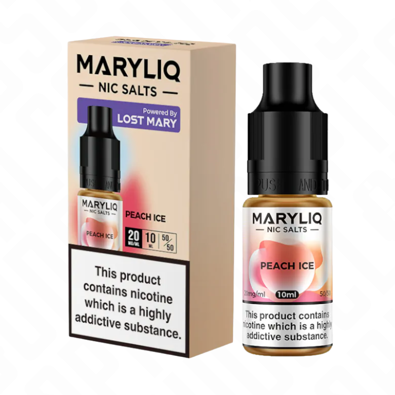 Lost Mary MARYLIQ Nic Salt - Peach Ice